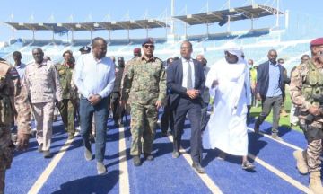 الفريق إبراهيم جابر يتفقد استادي الهلال والمريخ بأم درمان