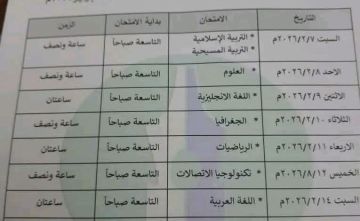 الخرطوم تصدر جدول امتحانات شهادة المرحلة الابتدائية