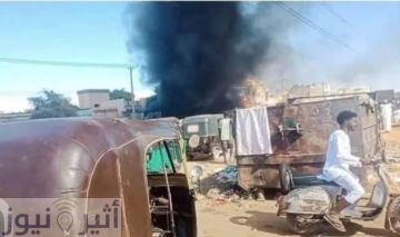 حريق بورشة صيانة سيارات بأم درمان دون إصابات