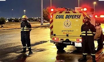 السعودية تعترض صواريخ حوثية وإيران تعلن حرائق في ناقلات نفط بمضيق هرمز السعودية تعترض صواريخ حوثية وإيران تعلن حرائق في ناقلات نفط بمضيق هرمز