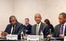 المندوب الدائم بجنيف يطالب المجتمع الدولي دعم العودة الطوعية والتعافي وإعادة الإعمار