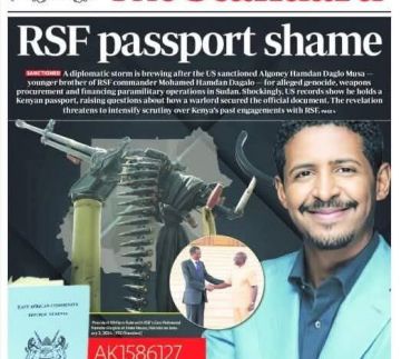 فضيحة دبلوماسية بسبب القوني تتصدر كبرى الصحف الكينية .. فضيحة جواز سفر مليشيات الدعم السريع فضيحة دبلوماسية بسبب القوني تتصدر كبرى الصحف الكينية .. فضيحة جواز سفر مليشيات الدعم السريع