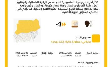 إنذار برتقالي وتحذير من الأرصاد ماذا يحدث مساء اليوم إنذار برتقالي وتحذير من الأرصاد ماذا يحدث مساء اليوم