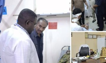 إصابة 5 أشخاص إثر اصطدام حافلة ركاب بالرصيف في صينية كبري الحلفايا شمالي الخرطوم