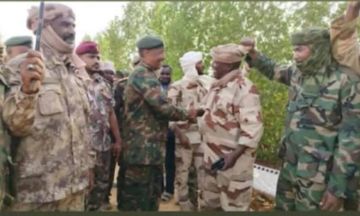 البرهان يستقبل القائد المنشق من الميلشيا النور القبة