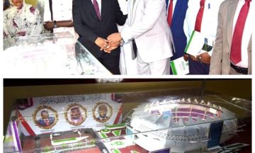 وزارة الشباب والرياضة تستعرض مجسم ملعب الأمير محمد بن سلمان