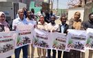 بالصور .. وقفة احتجاجية لصحفيي السودان اليوم امام مباني النيابة العامة في كافة ولايات السودان - sd