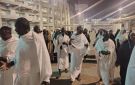 حجاج النيل الأبيض يرمون الجمرة الكبرى في يوم النحر