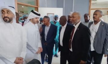 وزير الصحة يدشن بمدني مشروع قطر الخيرية لعمليات القلب والقسطرة للأطفال