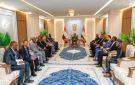 البرهان يبلغ وفد السيسا بجهود الحكومة لتحقيق الأمن والاستقرار