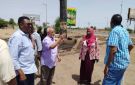 أمين عام مجلس البيئة تقف علي أعمال تأهيل حديقة المقرن بالفتيحاب وتلتقي وفد وزارة البني التحتية - sd