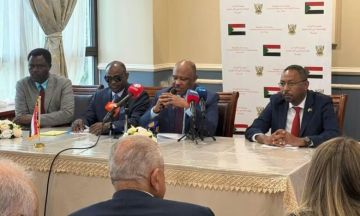 بعثة السودان الدائمة لدى الأمم المتحدة تعقد مؤتمرا صحفيا بمشاركة واسعة من وسائل الإعلام الدولية بعثة السودان الدائمة لدى الأمم المتحدة تعقد مؤتمرا صحفيا بمشاركة واسعة من وسائل الإعلام الدولية