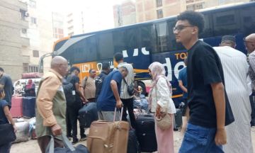 استمرار تفويج السودانيين من مصر للعودة إلى البلاد بتمويل من حكومة الأمل استمرار تفويج السودانيين من مصر للعودة إلى البلاد بتمويل من حكومة الأمل