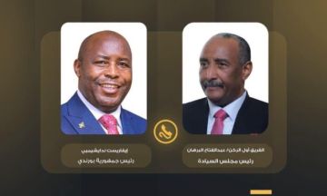 رئيس جمهورية بوروندي رئيس الاتحاد الأفريقي يشيد بجهود الحكومة السودانية في تهيئة بيئة الحوار رئيس جمهورية بوروندي رئيس الاتحاد الأفريقي يشيد بجهود الحكومة السودانية في تهيئة بيئة الحوار