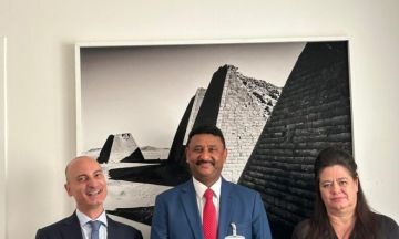برئاسة المهندس طارق حمزة .. وفد المؤتمر الوطني يلتقي مسئولين بالخارجية الفرنسية