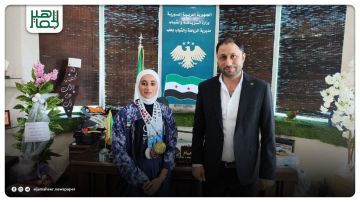 مديرية الرياضة والشباب بحلب تكرم بطلة العرب للدراجات حلا زيدان مديرية الرياضة والشباب بحلب تكرم بطلة العرب للدراجات حلا زيدان