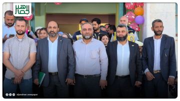 افتتاح مدرسة خالد بن الوليد في مدينة سراقب برعاية محافظة إدلب، بعد تأهيلها وتجهيزها لاستمرار العملية التعليمية واستقبال طلابها،ضمن حملة العودة تبدأ من المدرسة. افتتاح مدرسة خالد بن الوليد في مدينة سراقب برعاية محافظة إدلب، بعد تأهيلها وتجهيزها لاستمرار العملية التعليمية واستقبال طلابها،ضمن حملة العودة تبدأ من المدرسة.