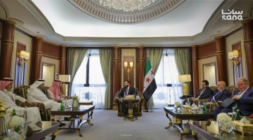 الرئيس الشرع يجتمع مع رئيسي مجلس إدارة البنك السعودي الفرنسي ومصرف الإنماء الرئيس الشرع يجتمع مع رئيسي مجلس إدارة البنك السعودي الفرنسي ومصرف الإنماء