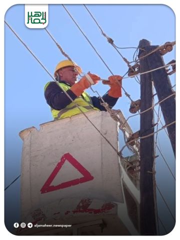 ورشات الصيانة في منبج تواصل أعمالها لتحسين كفاءة الشبكة الكهربائية في المدينة وريفها