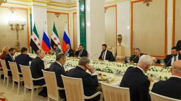 اجتماع موسع بين الشرع وبوتين لبحث التعاون بمختلف المجالات