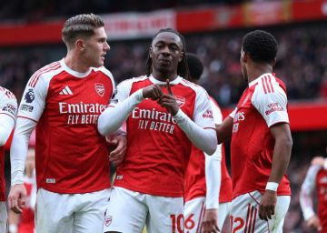 ارسنال يتخطى كريستال بالاس بصعوبة ويبتعد في صدارة الدوري الانكليزي ارسنال يتخطى كريستال بالاس بصعوبة ويبتعد في صدارة الدوري الانكليزي