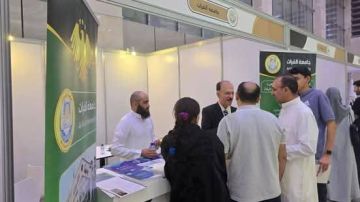 جامعة الفرات حاضرة.. إقبال واسع من الطلبة السوريين على ملتقى الجامعات السورية في الرياض جامعة الفرات حاضرة.. إقبال واسع من الطلبة السوريين على ملتقى الجامعات السورية في الرياض