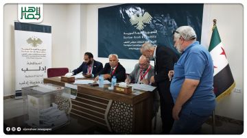 انطلاق عملية انتخابات مجلس الشعب في مدينة إدلب انطلاق عملية انتخابات مجلس الشعب في مدينة إدلب