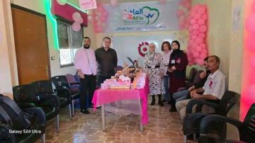 جمعية العافية والطبية السورية تطلقان حملة توعوية لمكافحة سرطان الثدي جمعية العافية والطبية السورية تطلقان حملة توعوية لمكافحة سرطان الثدي