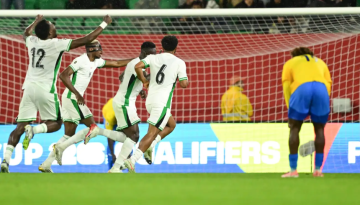 منتخب نيجيريا يتجاوز الغابون في الملحق الإفريقي المؤهل لكأس العالم منتخب نيجيريا يتجاوز الغابون في الملحق الإفريقي المؤهل لكأس العالم
