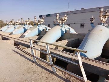 تشغيل مشروع الري الحكومي في دير الزور بعد إنجاز أعمال الصيانة والتأهيل