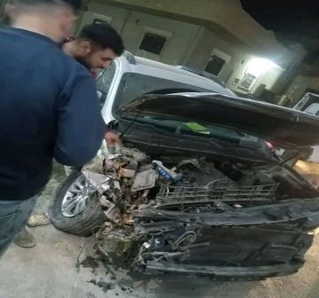 نجاة فتاة وسائق بأعجوبة من حادث مروري في الحسكة