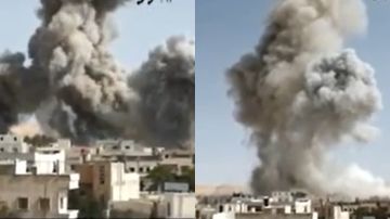  غارة إسرائيلية عنيفة على بيت جن بريف دمشق .. ما حقيقة الفيديو المتداول؟