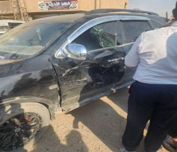 إصابة سائق الدراجة بحادث تصادم في البوكمال