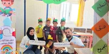 هيئة مار أفرام السرياني تنفذ أنشطة لتحفيز عودة الأطفال إلى التعليم في مخيم الهول