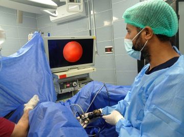 المشفى الوطني بدير الزور يجري أول عملية تجريف مثانة بالتنظير منذ أكثر من عقد