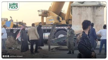 تركيب غرف مسبقة الصنع لحماية المارة بالقرب من سكة القطار، في ناحية سنجار. تركيب غرف مسبقة الصنع لحماية المارة بالقرب من سكة القطار، في ناحية سنجار.