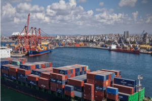 وصول شحنة قمح ضخمة إلى ميناء اللاذقية لتعزيز الأمن الغذائي في سوريا وصول شحنة قمح ضخمة إلى ميناء اللاذقية لتعزيز الأمن الغذائي في سوريا