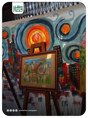 مقام اللون والريشة.. معرض تشكيلي وحفل موسيقي يضيء دار رجب باشا بدعم حملة حلب ست الكل