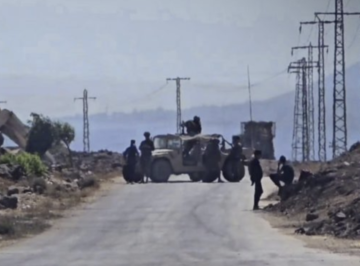 توغل عسكري إسرائيلي في أطراف قرية صيدا الجولان جنوب سوريا توغل عسكري إسرائيلي في أطراف قرية صيدا الجولان جنوب سوريا