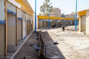 يضم محال تجارية وخدمات.. مواصلة تجهيز السوق الشعبي في الميادين