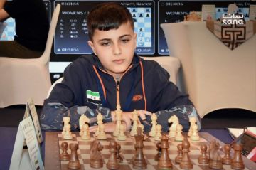 لاعب منتخب سوريا للشطرنج مازن فندي يتوج بذهبية الشطرنج الخاطف ببطولة العرب لاعب منتخب سوريا للشطرنج مازن فندي يتوج بذهبية الشطرنج الخاطف ببطولة العرب