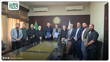 وقعت جامعة حلب مذكرة تفاهم مع مؤسسة المجد التنموية لإنشاء مركز آفاق في كلية العلوم وقعت جامعة حلب مذكرة تفاهم مع مؤسسة المجد التنموية لإنشاء مركز آفاق في كلية العلوم