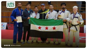 أبطال إدلب يتألقون في بطولة غرب آسيا للجودو بالأردن