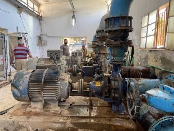 محطات المياه في ريف البوكمال بلا كوادر.. متطوعون من الأهالي يقومون بالعمل