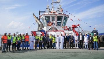 مجموعة موانىء دبي العالمية تبدأ عملياتها التشغيلية في ميناء طرطوس