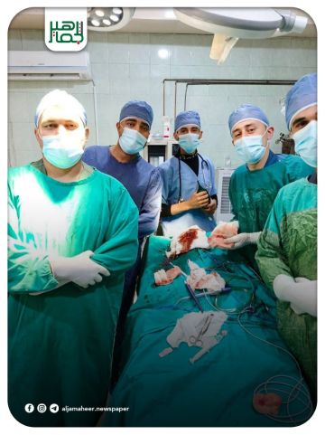 عملية جراحية نوعية في مشفى منبج الوطني تنقذ رضيعا بعمر خمسة أيام عملية جراحية نوعية في مشفى منبج الوطني تنقذ رضيعا بعمر خمسة أيام
