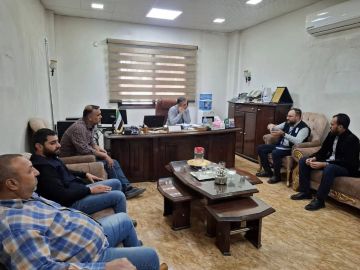 زيارة أممية إلى دير الزور لبحث مشاريع دعم الاتصالات زيارة أممية إلى دير الزور لبحث مشاريع دعم الاتصالات