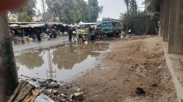 الأمطار تكشف عورة شوارع دير الزور