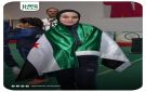 الميدالية الذهبية للاعبة نادي أهلي حلب دانيه كردي في بطولة غرب آسيا 