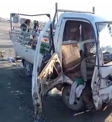 حادث سير في الشميطية واقتصار الأضرار على الماديات